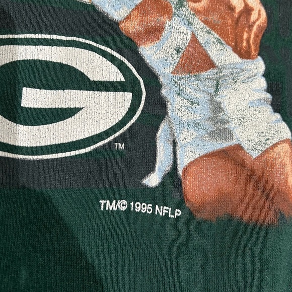 Vintage Green Bay Packers NFL Football Sports 1990s Crewneck Sweatshirt - Picture 6 of 7